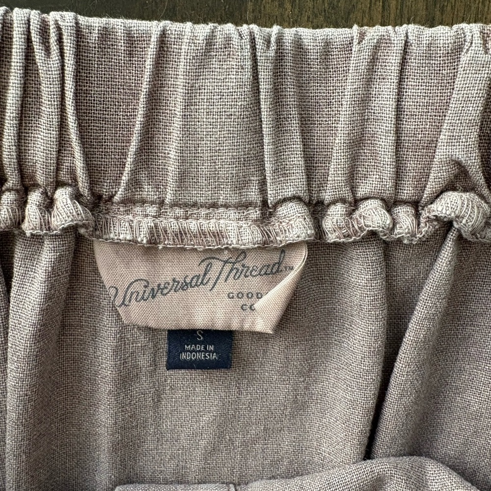 Universal Thread A-Line Button-Front Skirt - Taupe - Picture 4 of 4